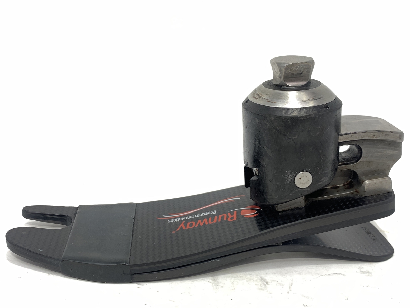 left freedom runway adjustable heel height prosthetic foot. size 23. category 1