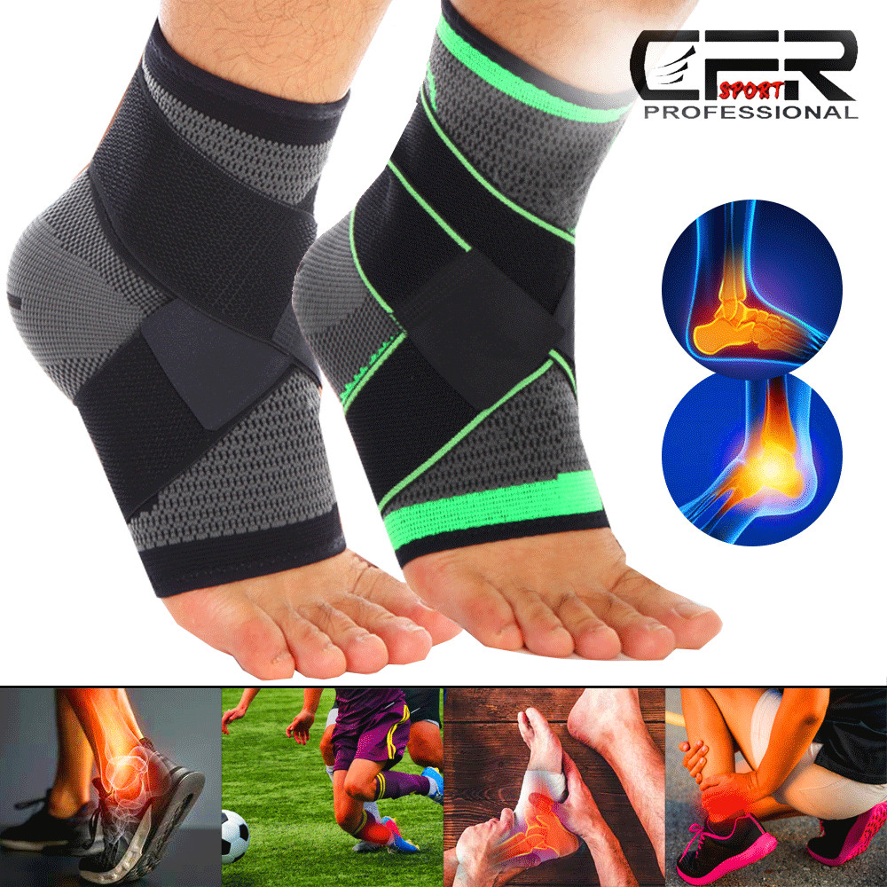 Ankle Support Compression Socks Foot Arch Heel Brace Plantar Fasciitis Bandage