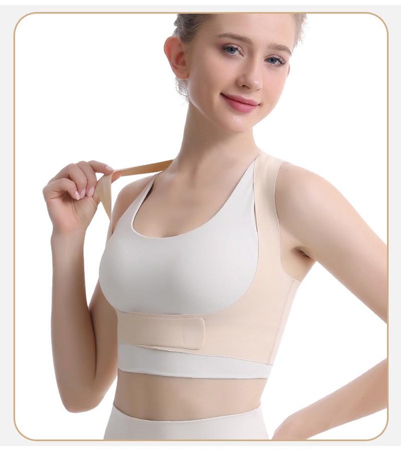 Unisex Posture Corrector Support Fixed Belt Back Shoulder Waist Adjustable Brace