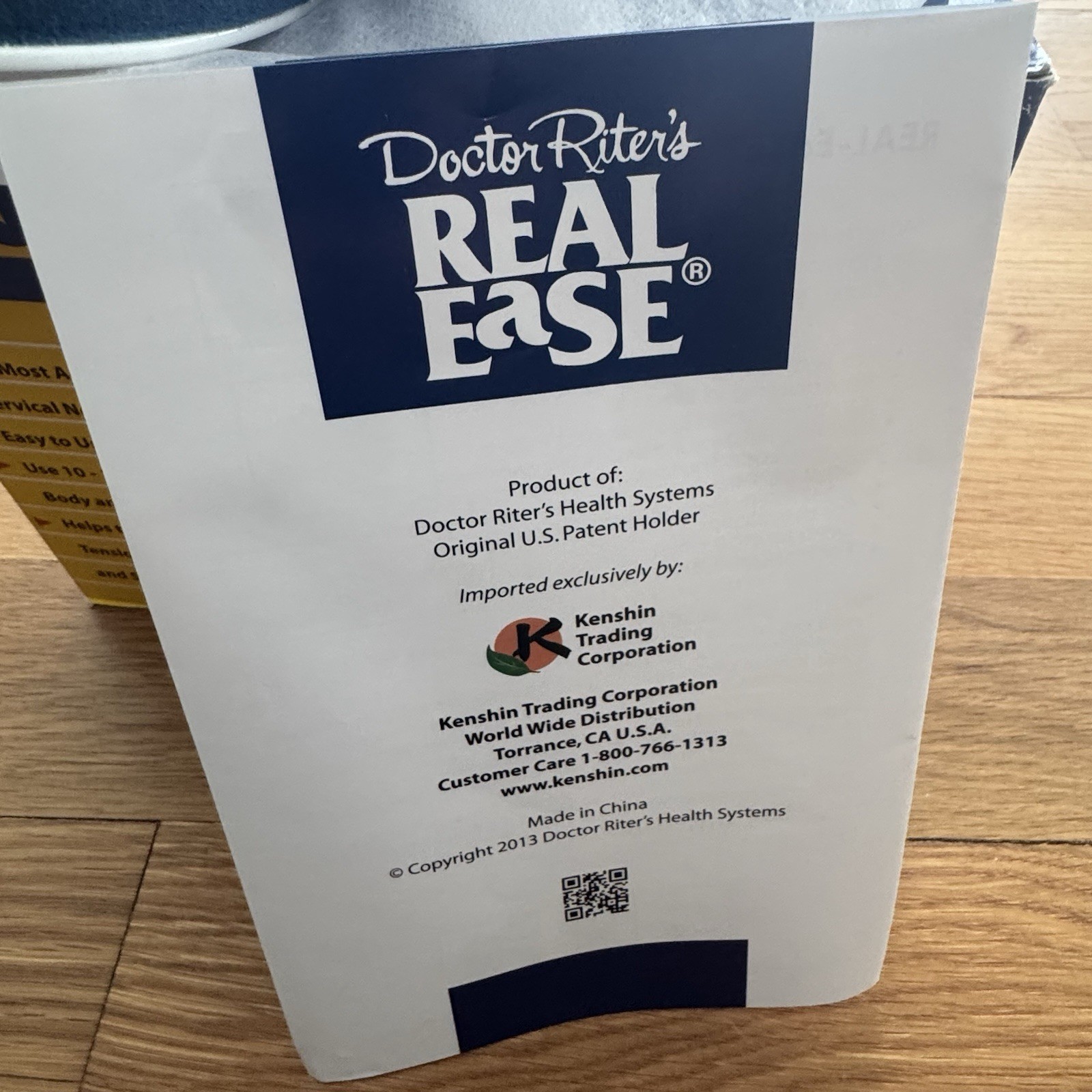 Doctor Riter’s REAL-EASE Neck and Shoulder Relaxer, new Opened box