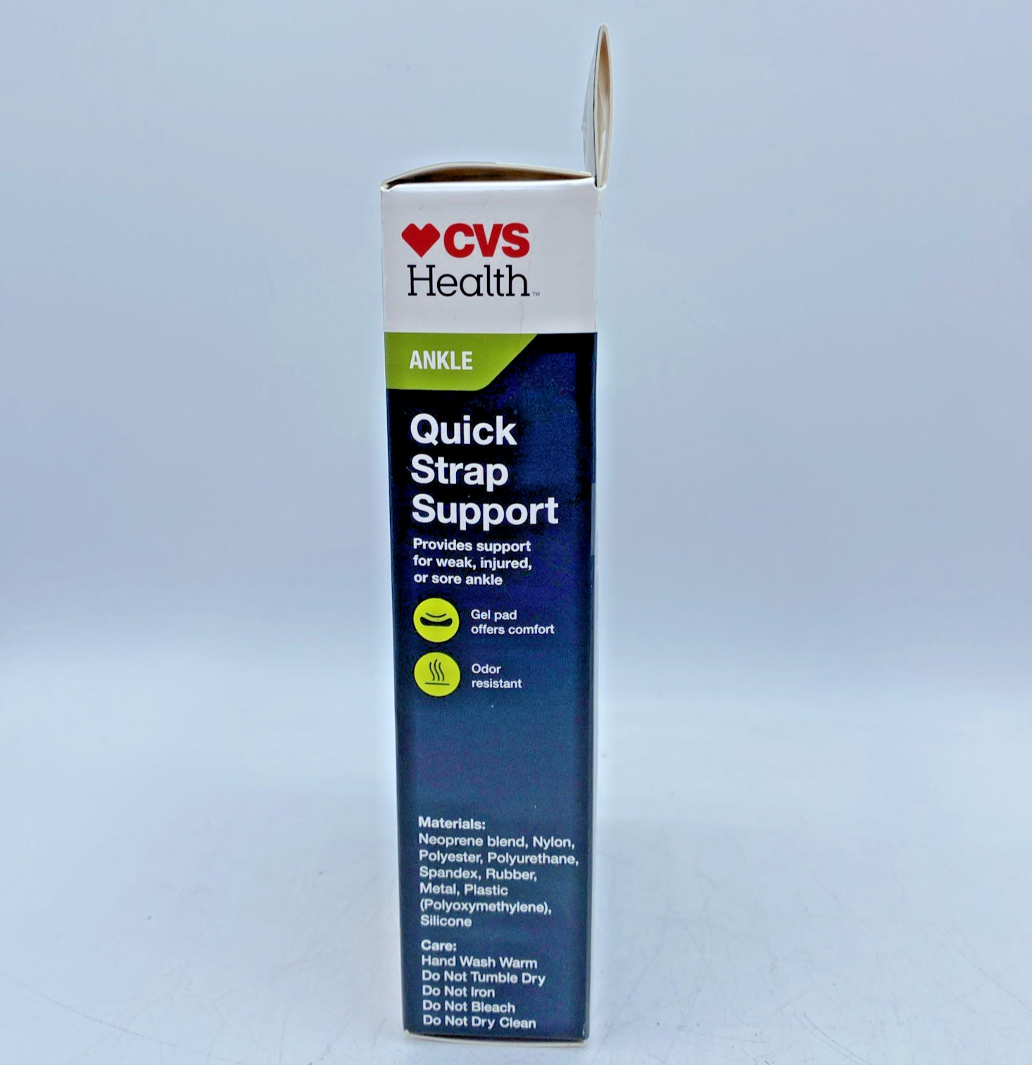 Ankle Brace Wrap Support Quick Strap Support One Size Moderate CVS Health