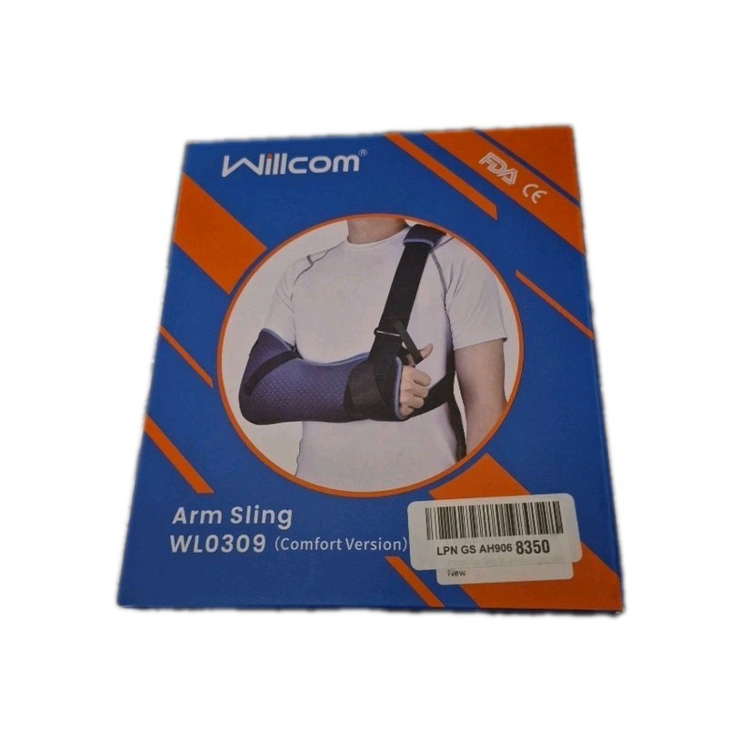 Arm Sling for Shoulder Injury with Waist Strap Immobilizer Brace M-left