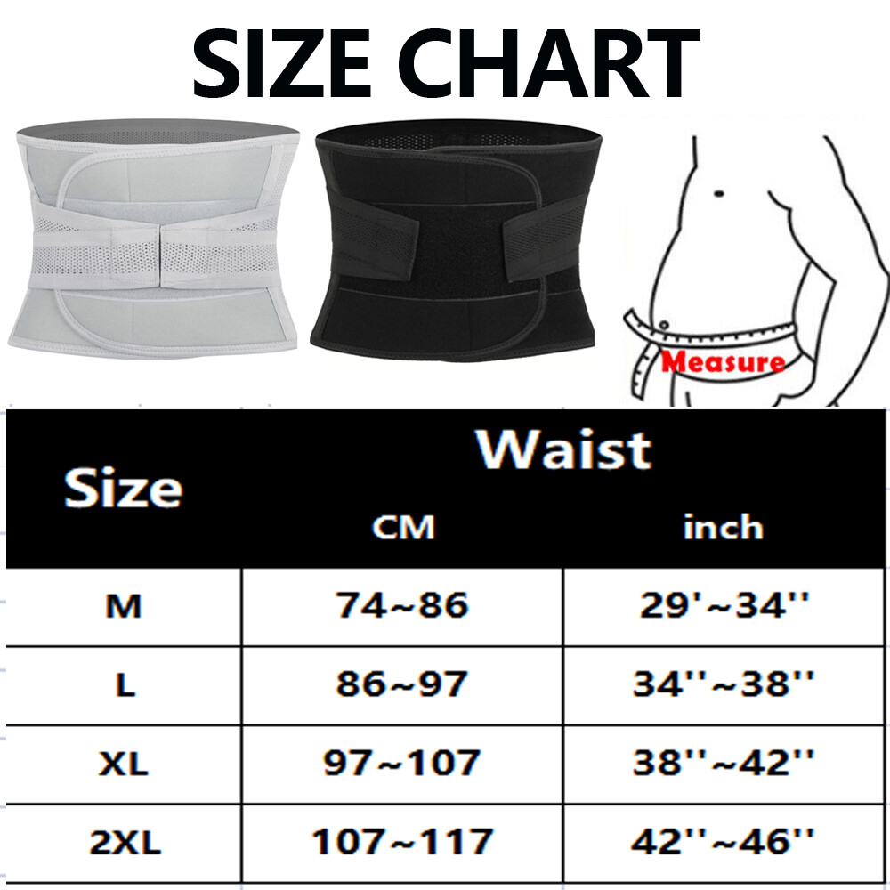Back Support Lower Back Brace Lumbar Support Belt Pain Relief Sciatica Men Women