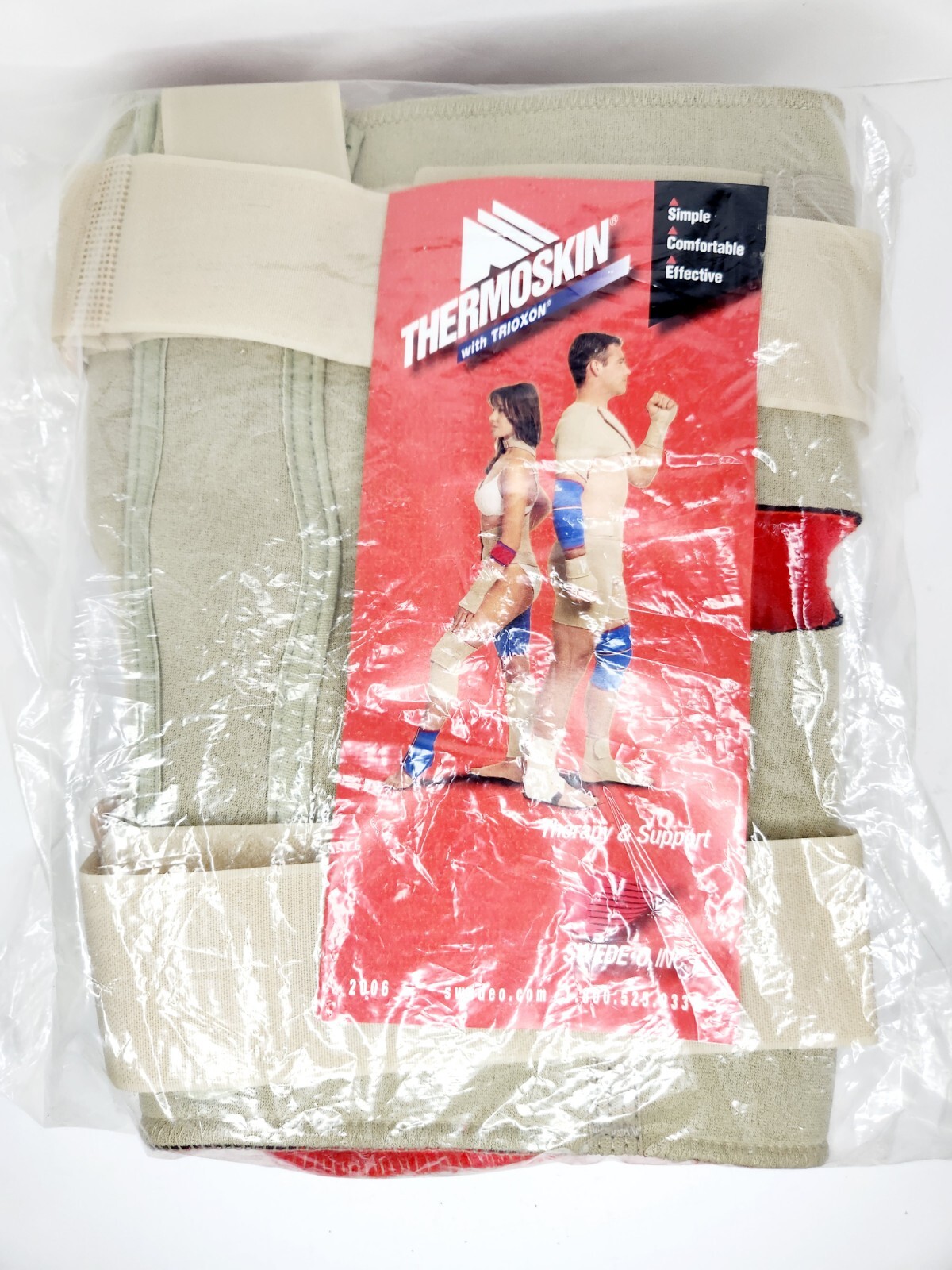 XL Thermoskin Hinged Knee Open Wrap Brace with Range of Motion Hinge (2)