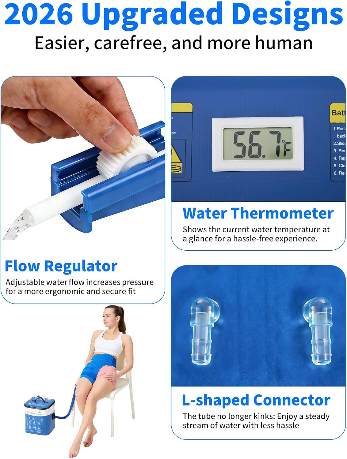 Cold Therapy Machine for Hip after Surgery with Pressure Regulator & Temperature