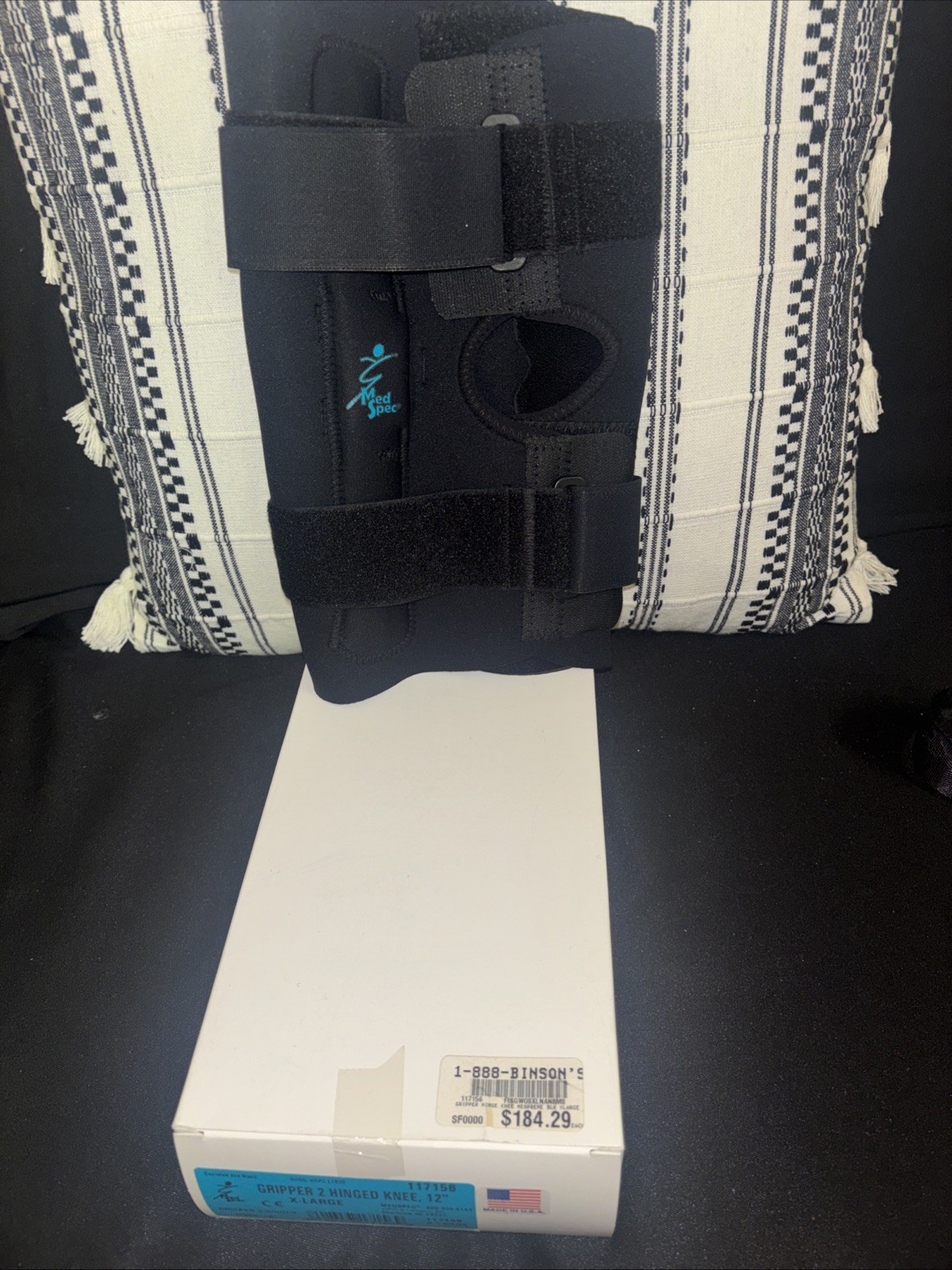 MedSpec Gripper Hinged Knee Brace with CoolFlex