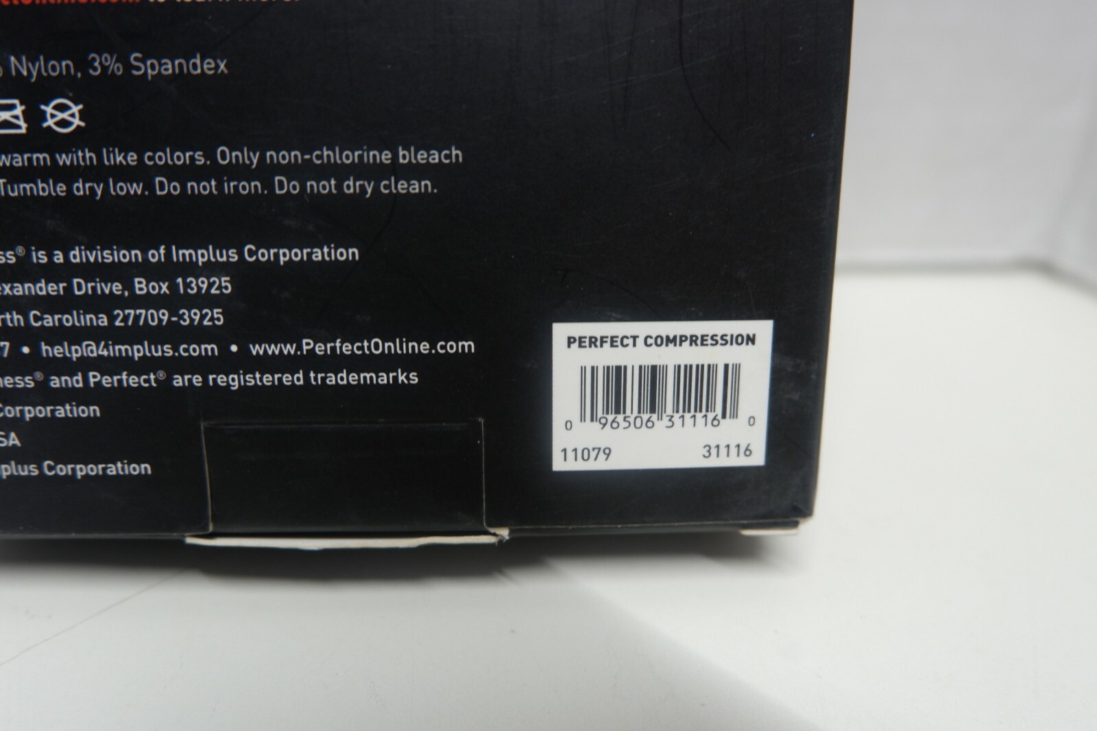 1 Pair Perfect Compresssion All Sport Calf Sleeve, S/M, Black, New