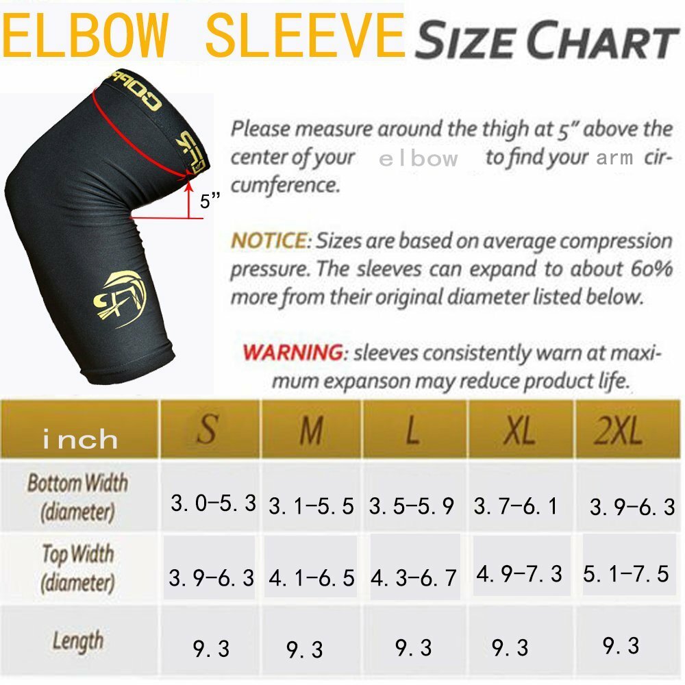 Copper Elbow Support Brace Arm Compression Sleeve Tennis Arthritis Joint Pain US