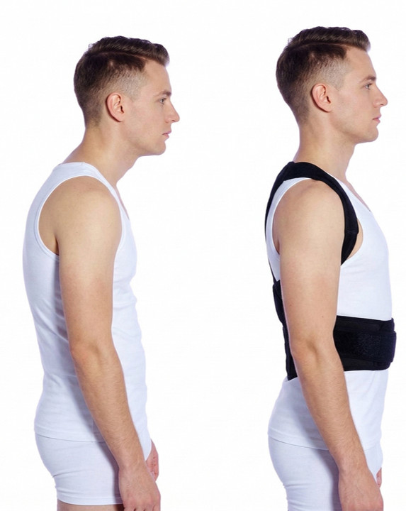Posture Corrector Back Support Shoulder Brace Belt Spine Alignment Mesh