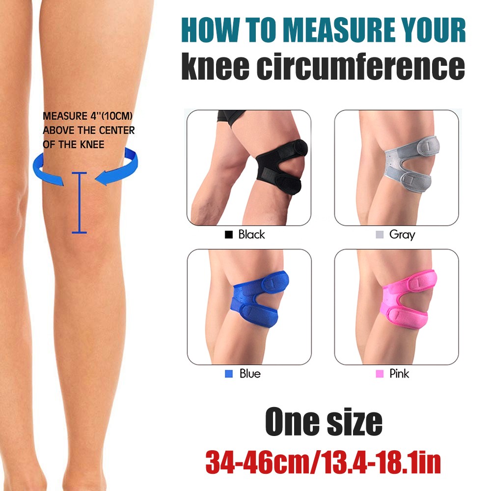 Knee Strap Adjustable Patella Support Neoprene Running Basketball Pain Relief