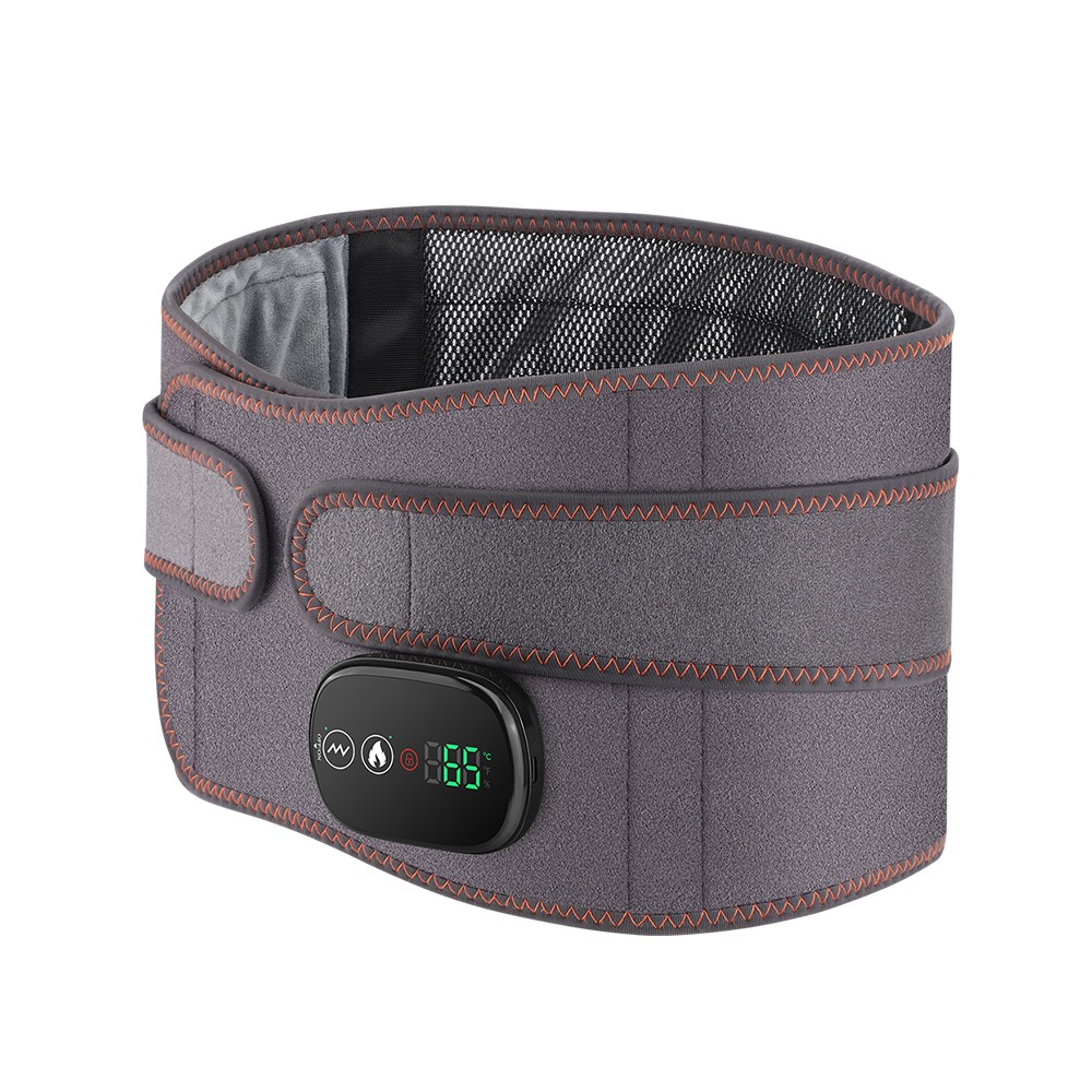 Infrared Light Heating Lumbar Back Support Brace Vibration Waist Belt Massager