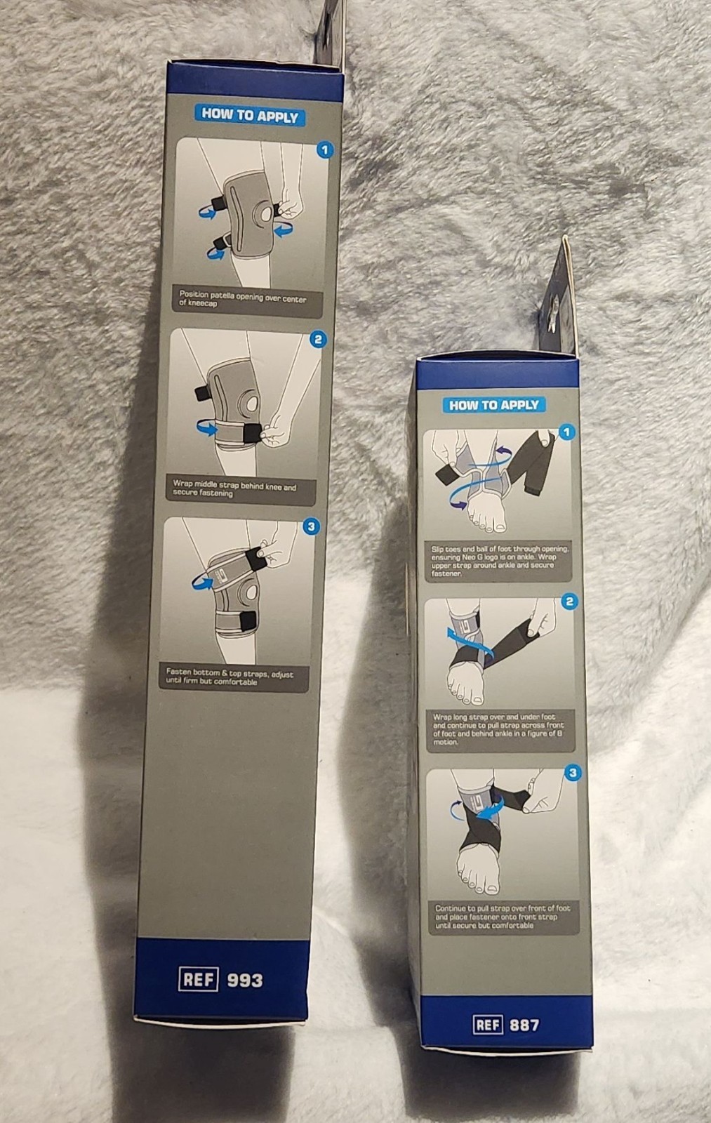 Knee Brace or Ankle Support -figure 8 strap Neo G Medical &Lifestyle Innovation