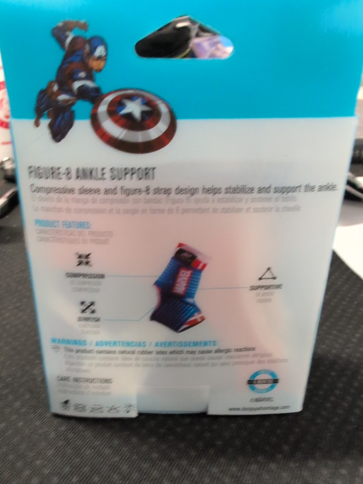 Marvel AVENGERS Figure – 8 Ankle Support YOUTH MSRP $19.99 Spiderman J1