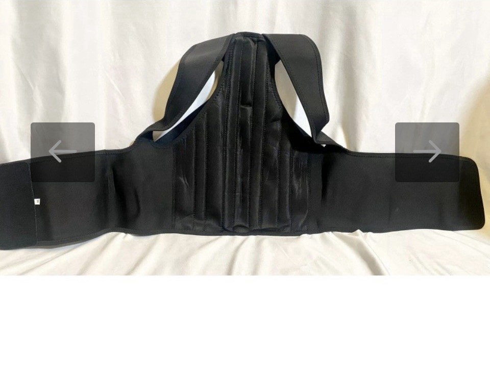 Adjustable 2-in-1 Back Straightener Brace & Posture Corrector–for Men & Women
