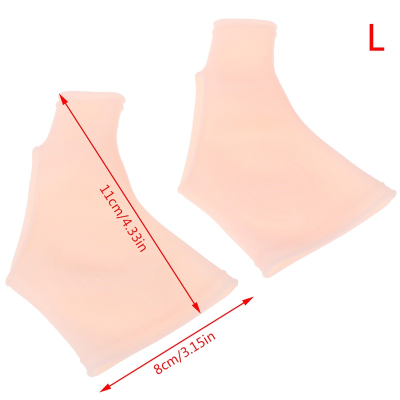 2PCS/1Pair Silicone Gel Wrist Thumb Support Gloves Arthritis Pressure Corre Jf