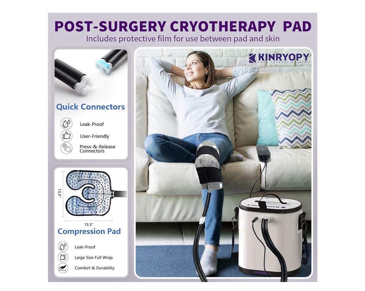 Cold Therapy Machine with Programmable Timer, Portable Ice Machine FOR Knee