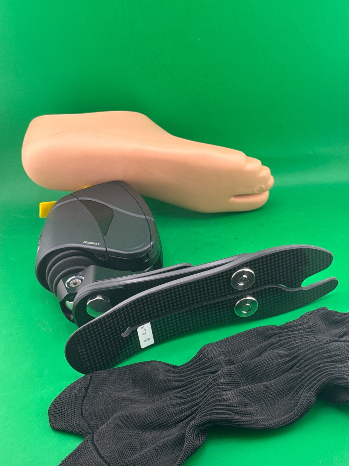 Ossur proprio micro processor prosthetic foot. Right. Size 22. Category 1