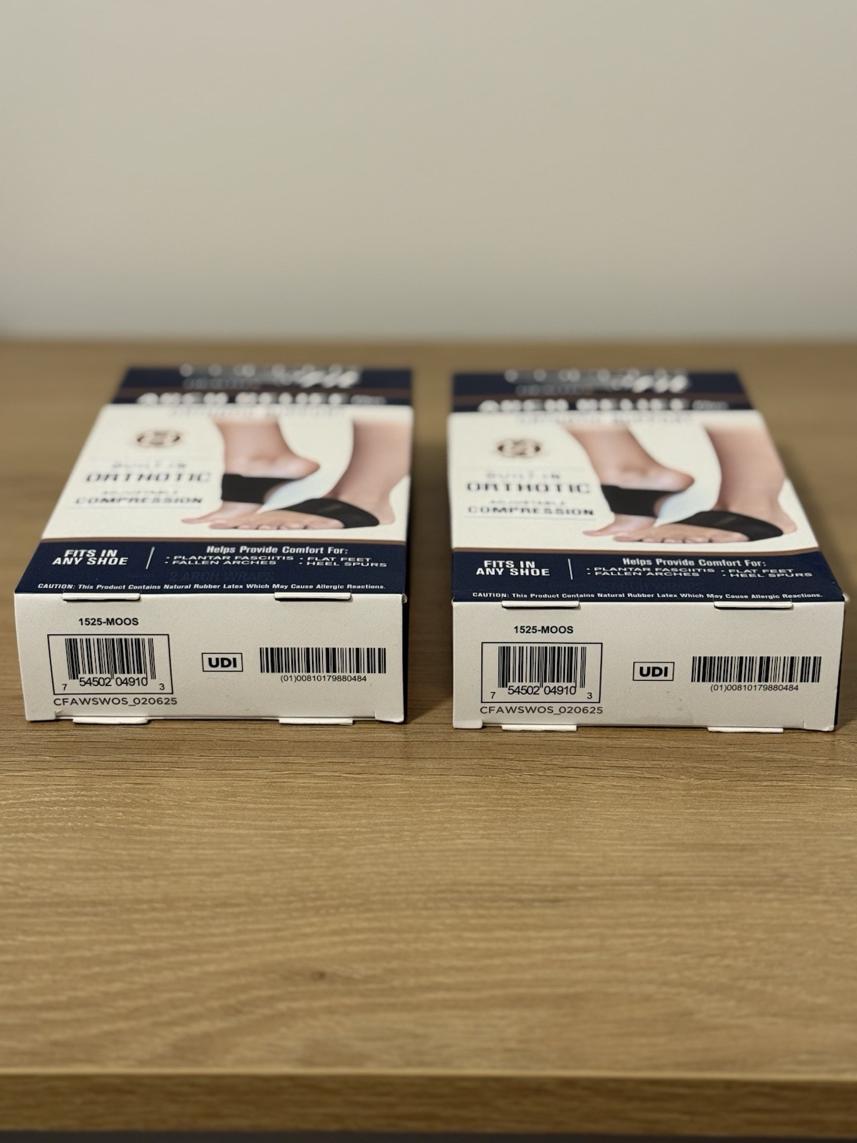 Copper Fit Arch Relief Plus Adjustable Compression Black One Size 1 Pair 2 PACK