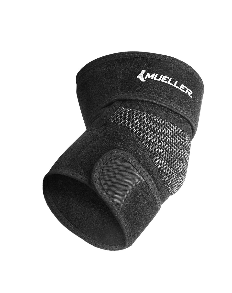 Mueller Adjustable Elbow Support Moderate support Adjustable OSFM, Slip-on Black