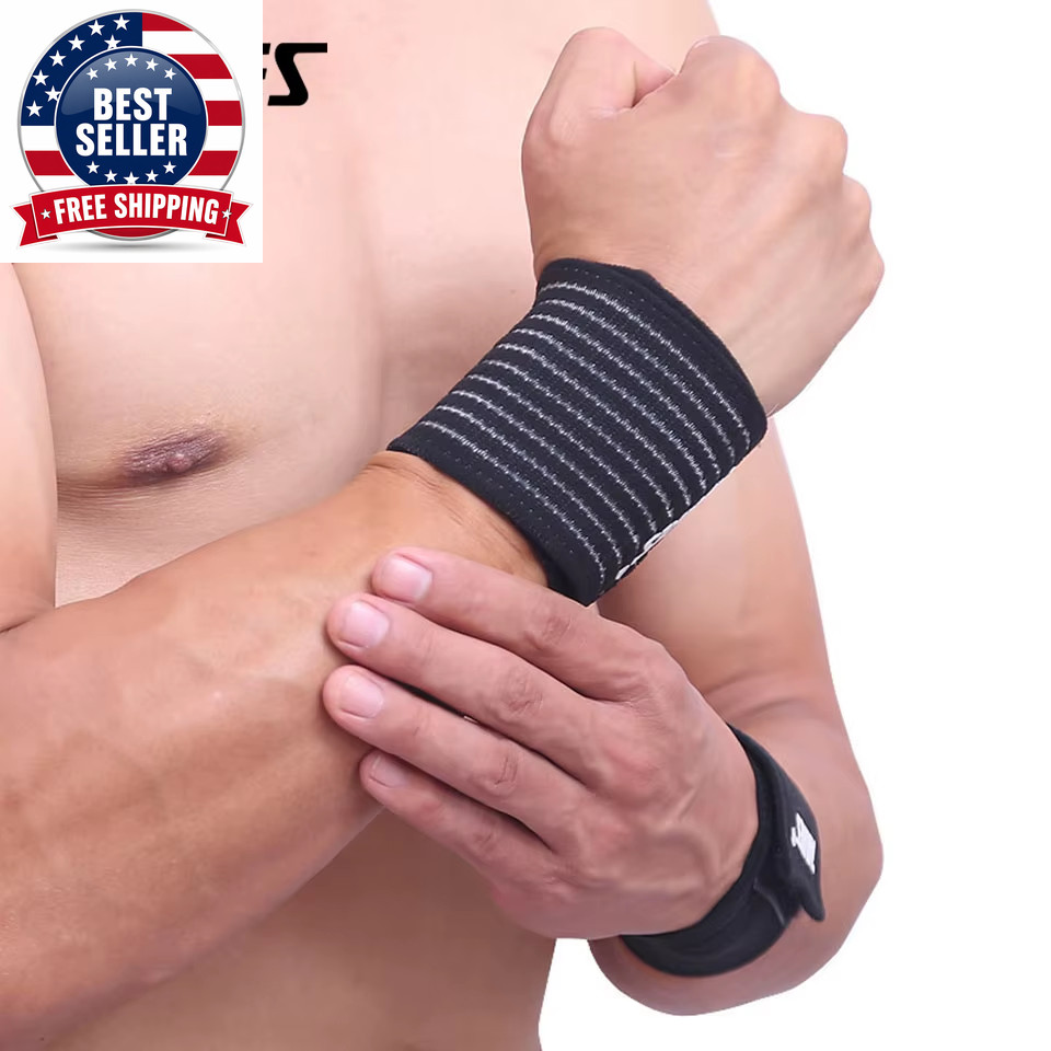 1PCS Cotton Elastic Bandage Hand Sport Wristband Gym Support Wrist Brace Wrap Ca