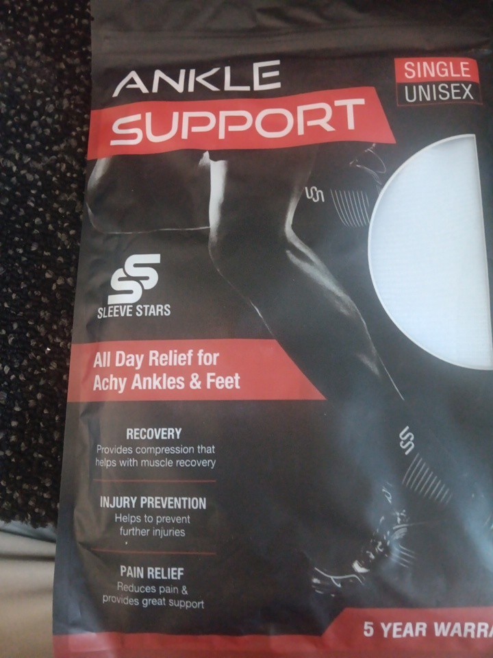 Sleeve Stars Ankle Support All Day Relief for Achy Ankles & Feet Single/Unisex