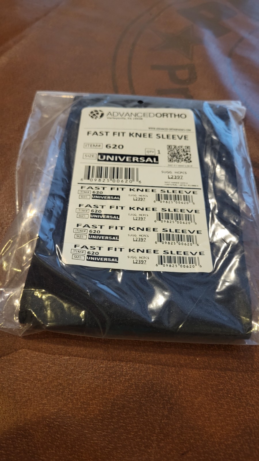 Advanced Ortho The Fast Fit Knee Sleeve 620 Universal 1 Size Fits All FREE SHIP!