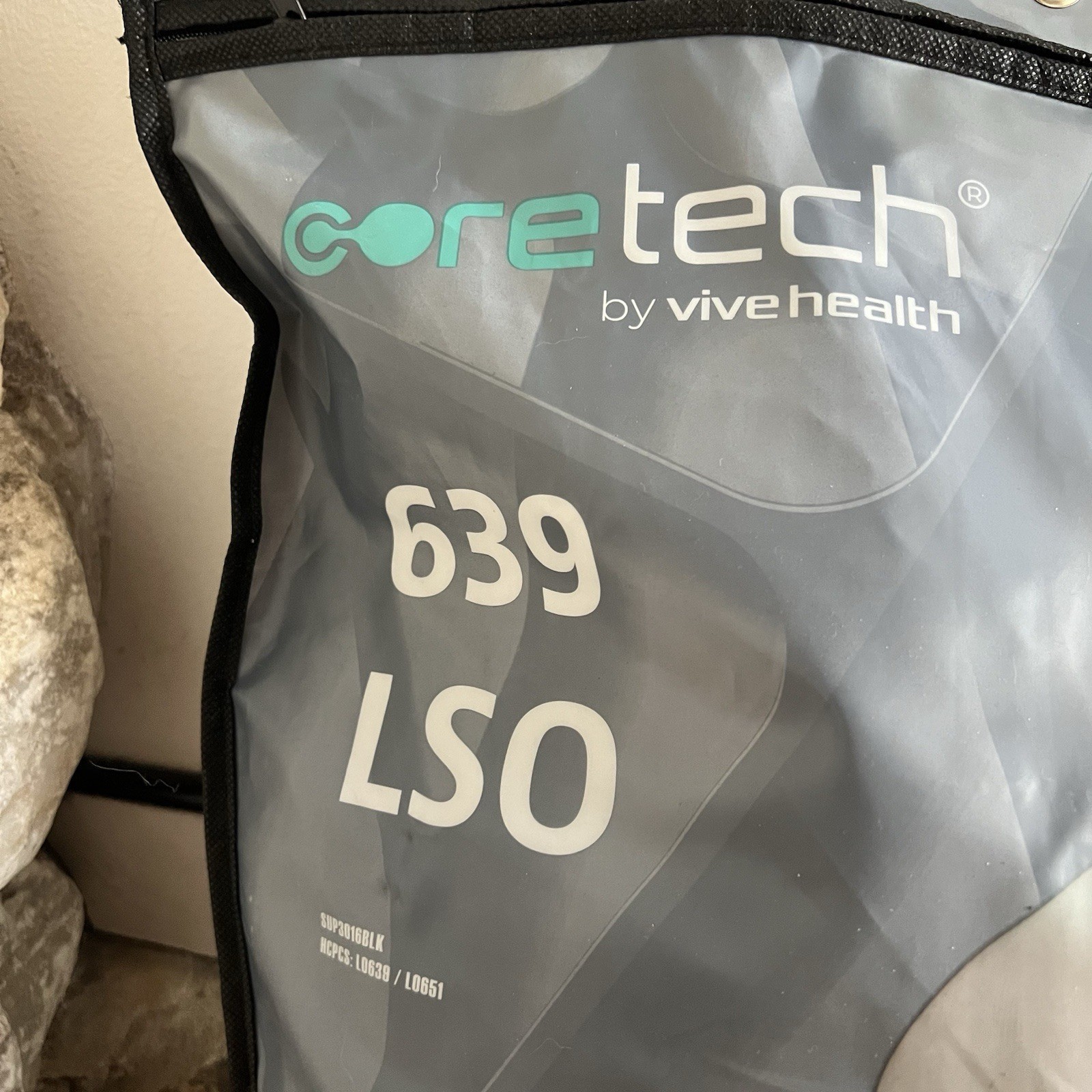 Coretech 639 LSO Adjustable Back Brace (One Size Fits All) New With Tags