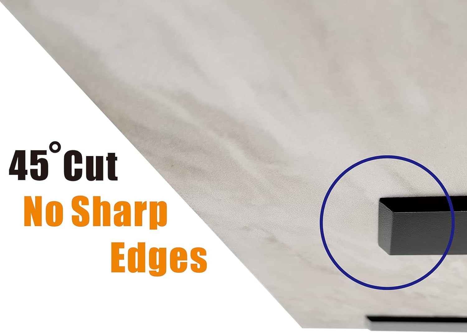 (3-Pack) Countertop Support Bracket,Top Mount,Solid Heavy Duty Knee Wall Hidden