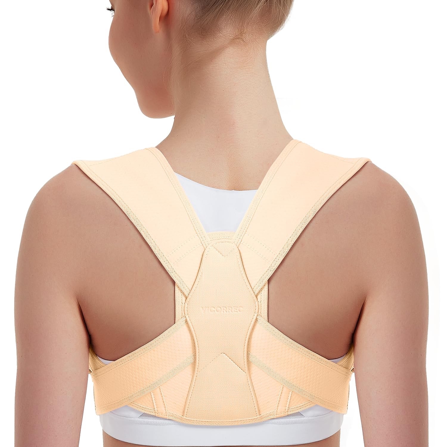 NEW/Open Box VICORREC Posture Corrector / Support Beige Sz: L/XL