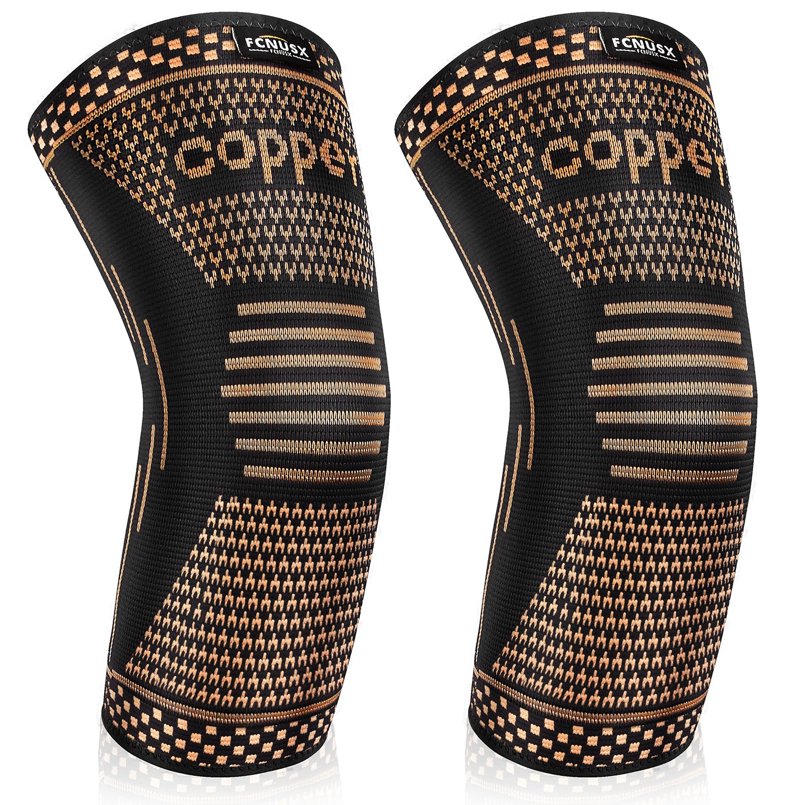 Copper Elbow Brace Compression Sleeves for Pain Men & , Arm Forearm Pads Brac…