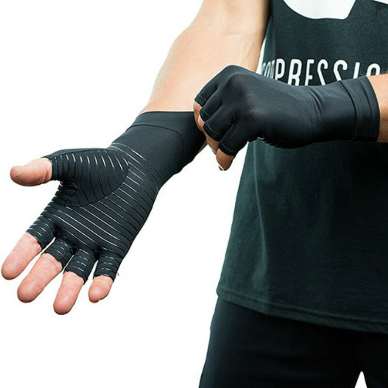 Copper Arthritis Compression Gloves Hand Pain Swelling Pain Relief Women Men