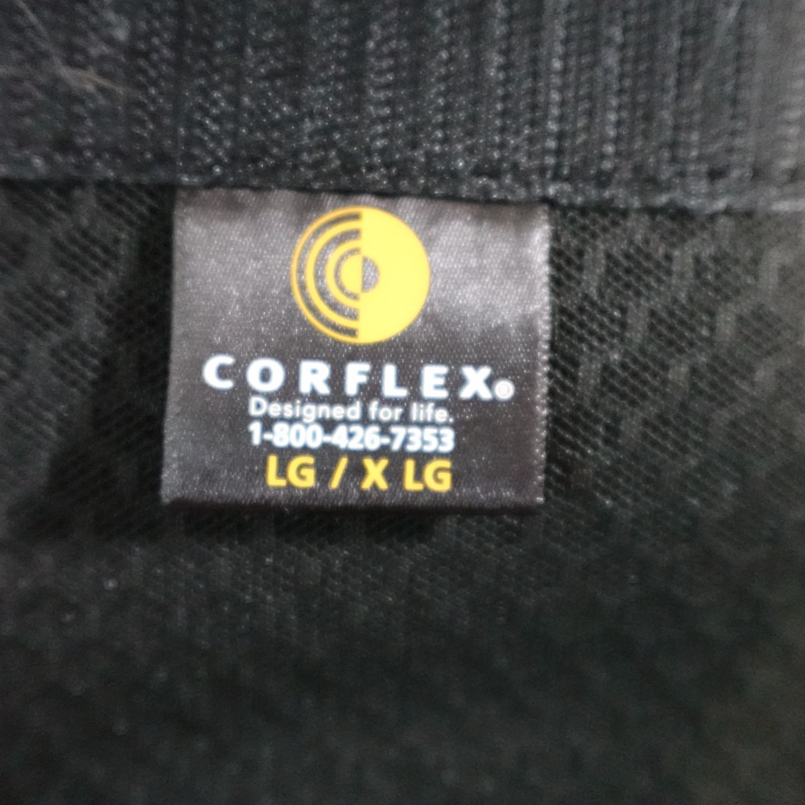 Corflex Lower Back Brace Unisex Size L XL Black Bio Spine