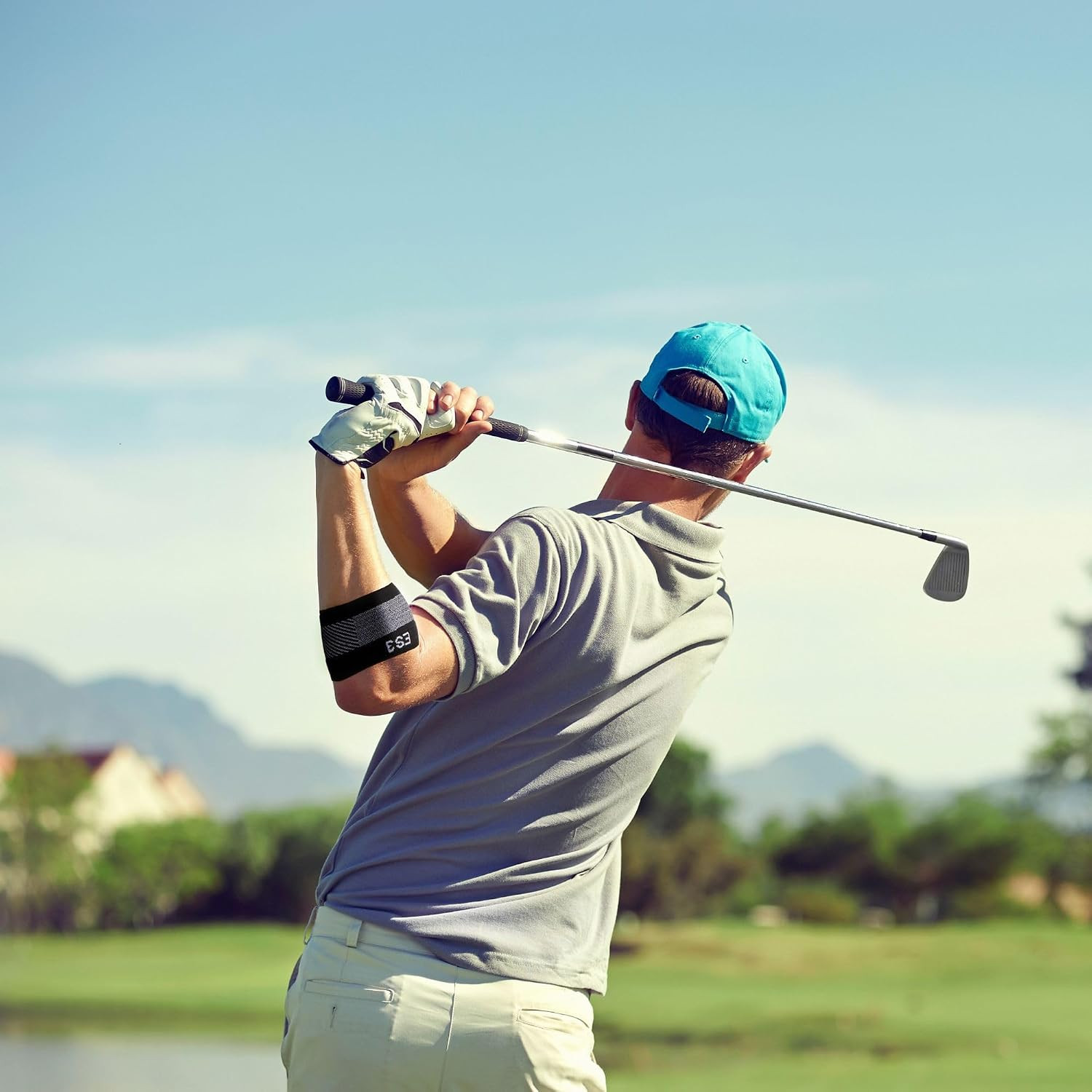 ES3 Elbow Brace for Tendonitis and Tennis and Golfer’S Elbow, and General Pain a