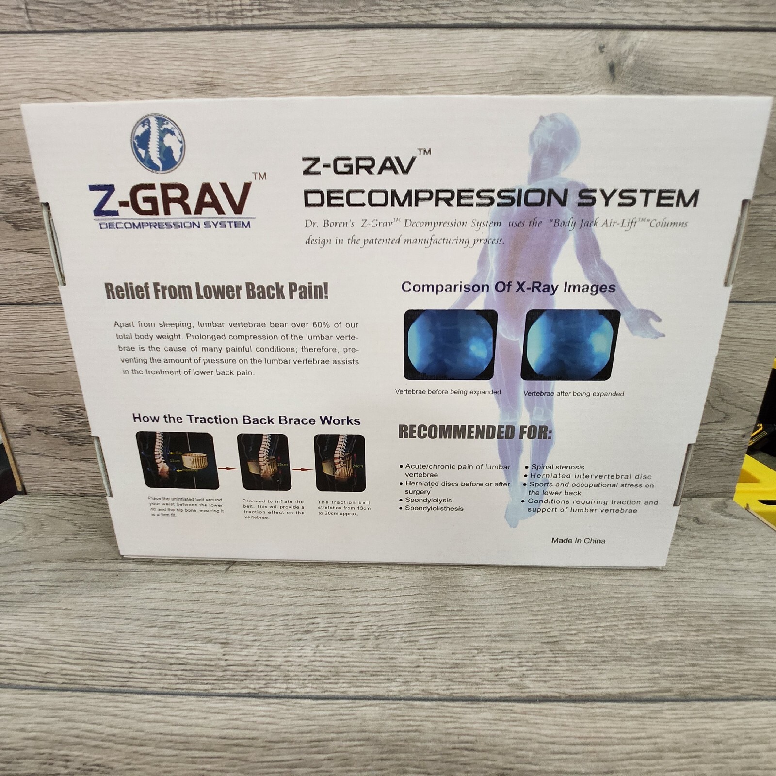 The Original Decompression Belt For Back Pain Relief Size XL Brand New!