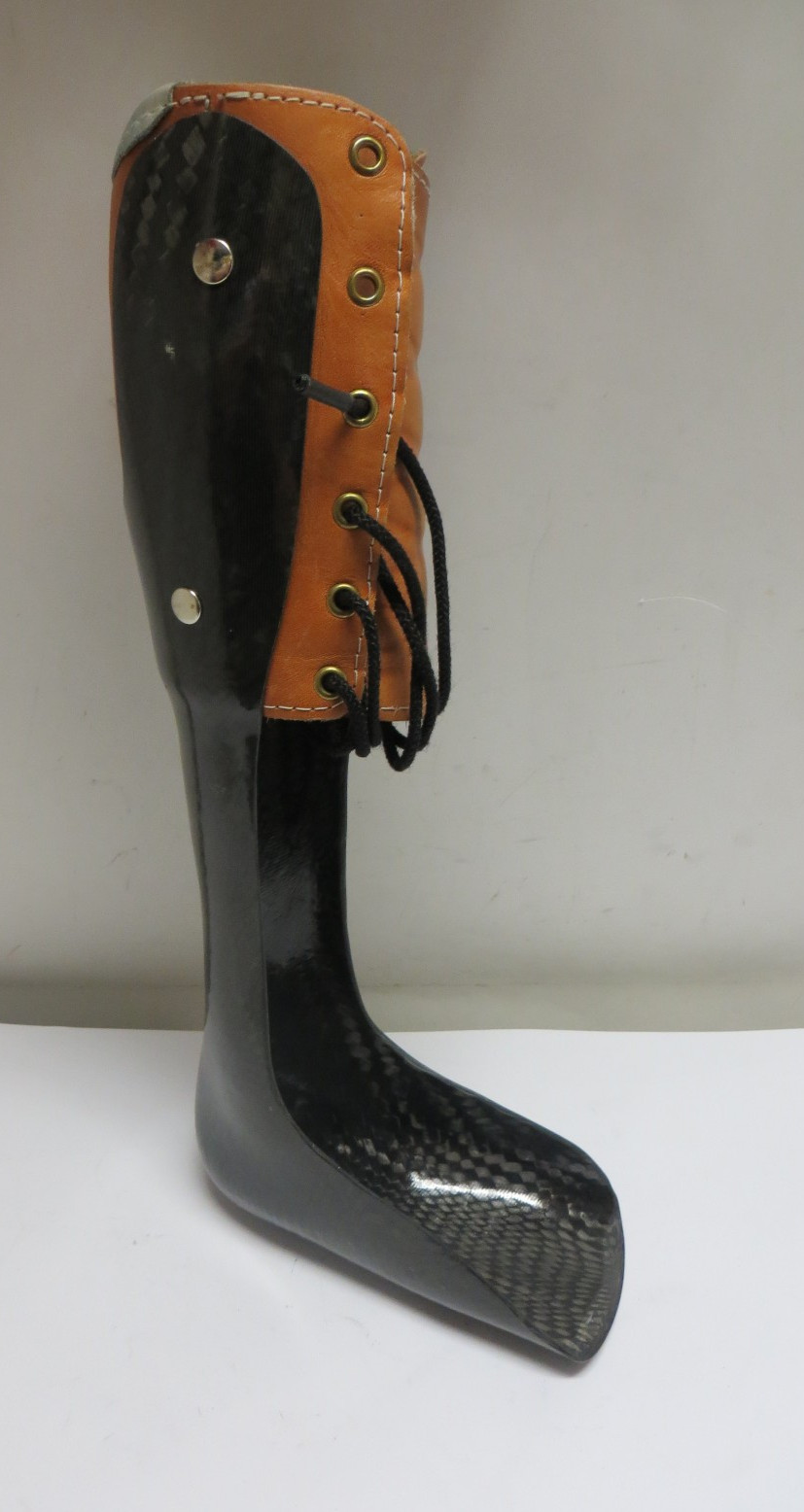 Drop Foot Brace RIGHT Ankle Foot Brace Carbon Fiber Molded