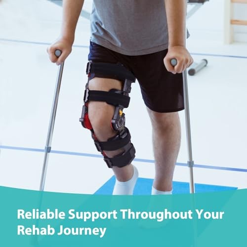Gambo Post Op ROM Hinged Knee Brace ACL MCL PCL