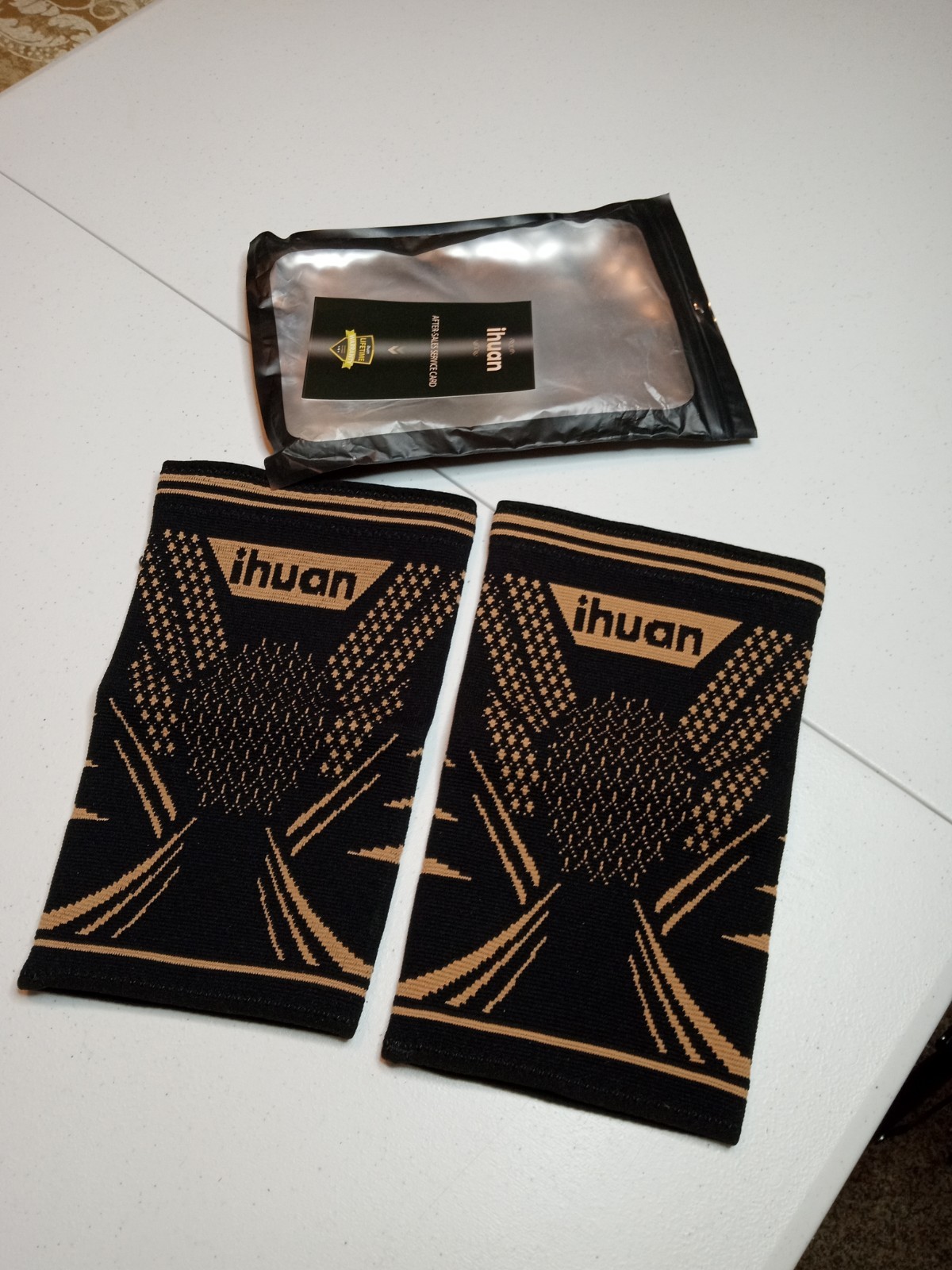 New ihuan Copper Knee Braces for Men Medium 2 Pack for Activities Great Support