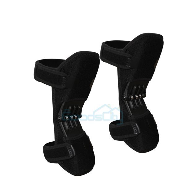 1/Pair Knee Pads Booster Joint Support Brace Lift Squat Sport Power Spring Force