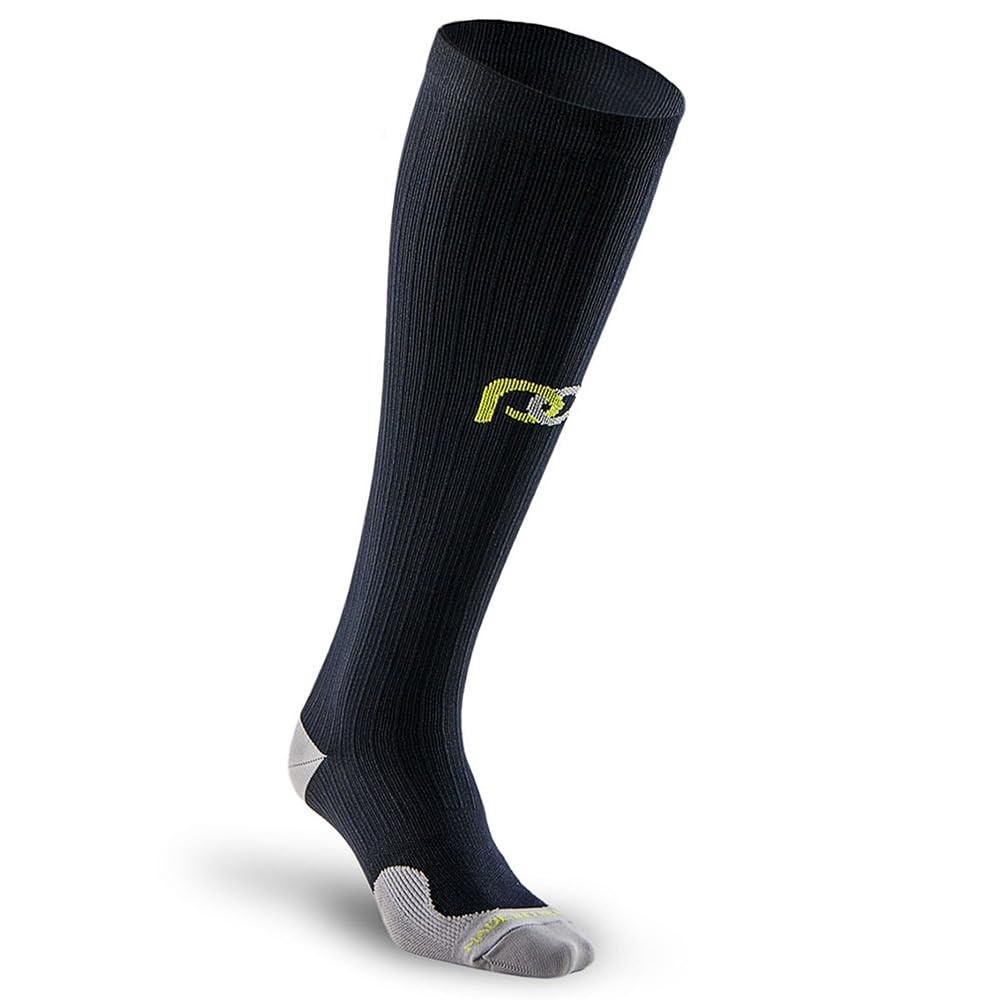 PRO Compression Running Marathon Unisex Adult Black Knee High Socks