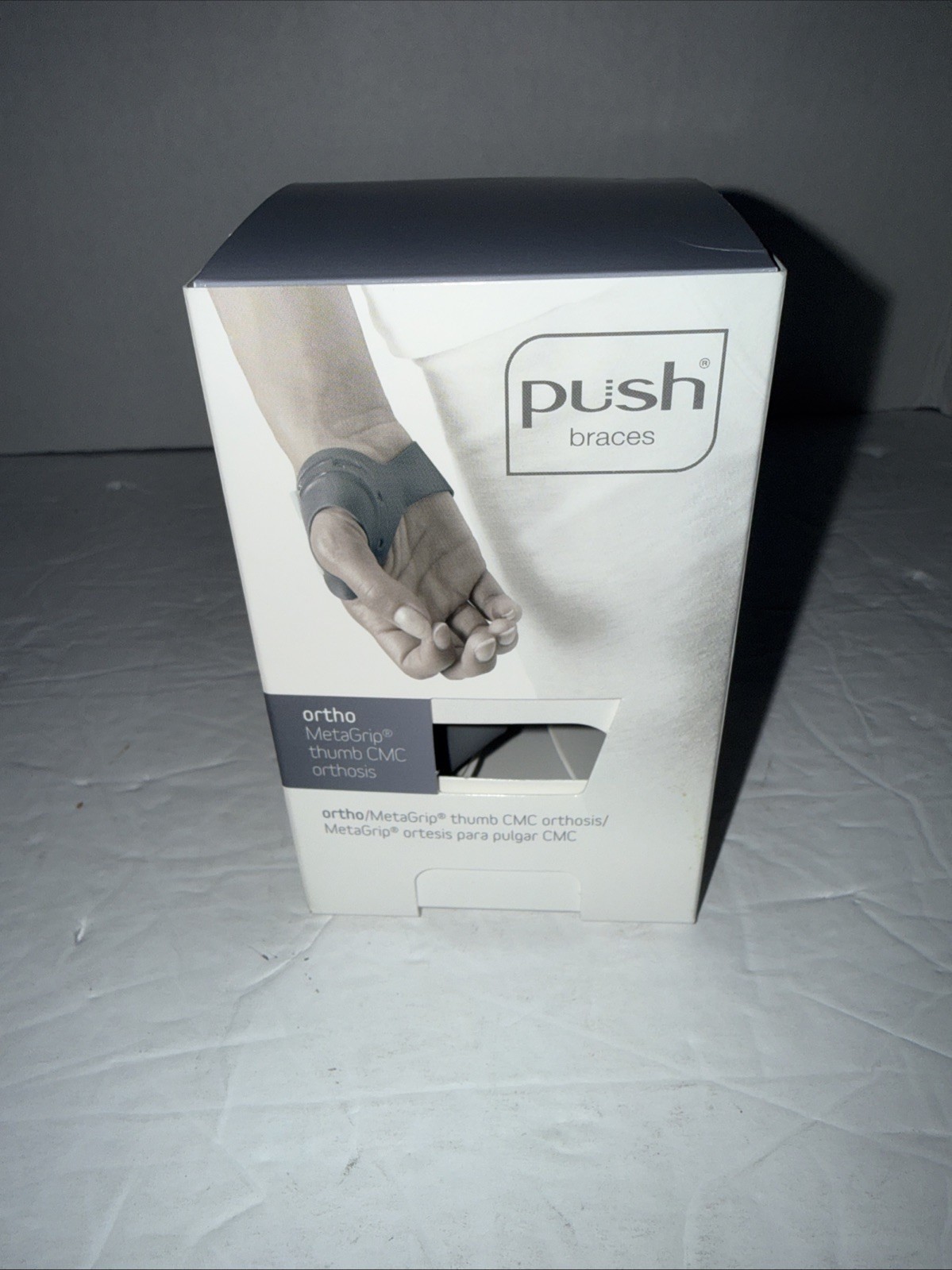 PUSH Ortho MetaGrip Thumb Brace CMC ORTHOSIS Right Hand Size 2 (7 3/4 -8 7/8″)