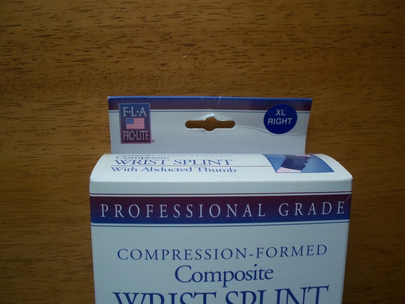 Fla Orthopedics, Composite Wrist Splint w/ Abducted Thumb, Right, XL, New in Pkg