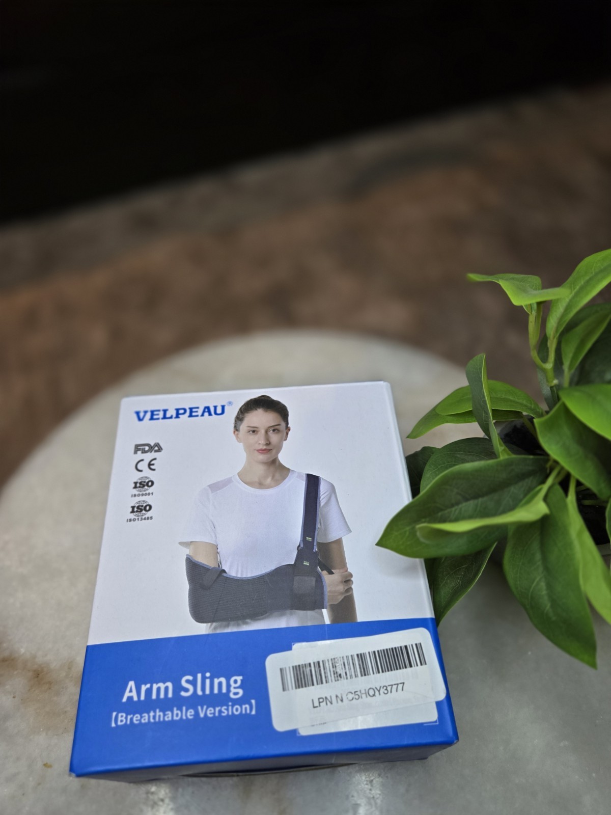Shoulder Arm Sling By Velpeau , Elbow Brace Support Adjustable Immobilizer
