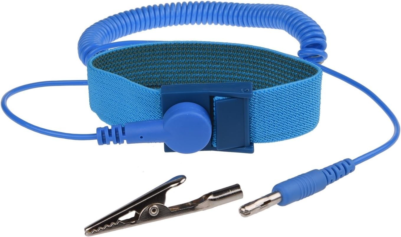 Ground Yourself Safely – 3 Pack of Reusable Anti-Static Wrist Straps with Clips