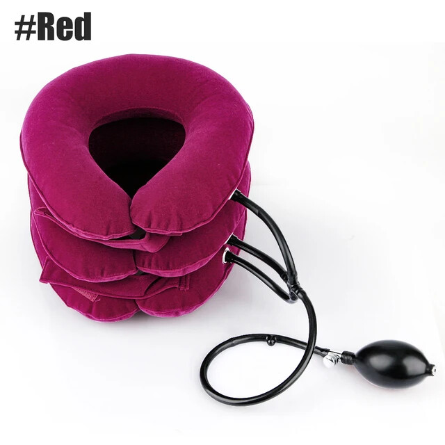 Cervical Neck Stretcher Traction Device for Chronic Neck & Shoulder Alignment Pa