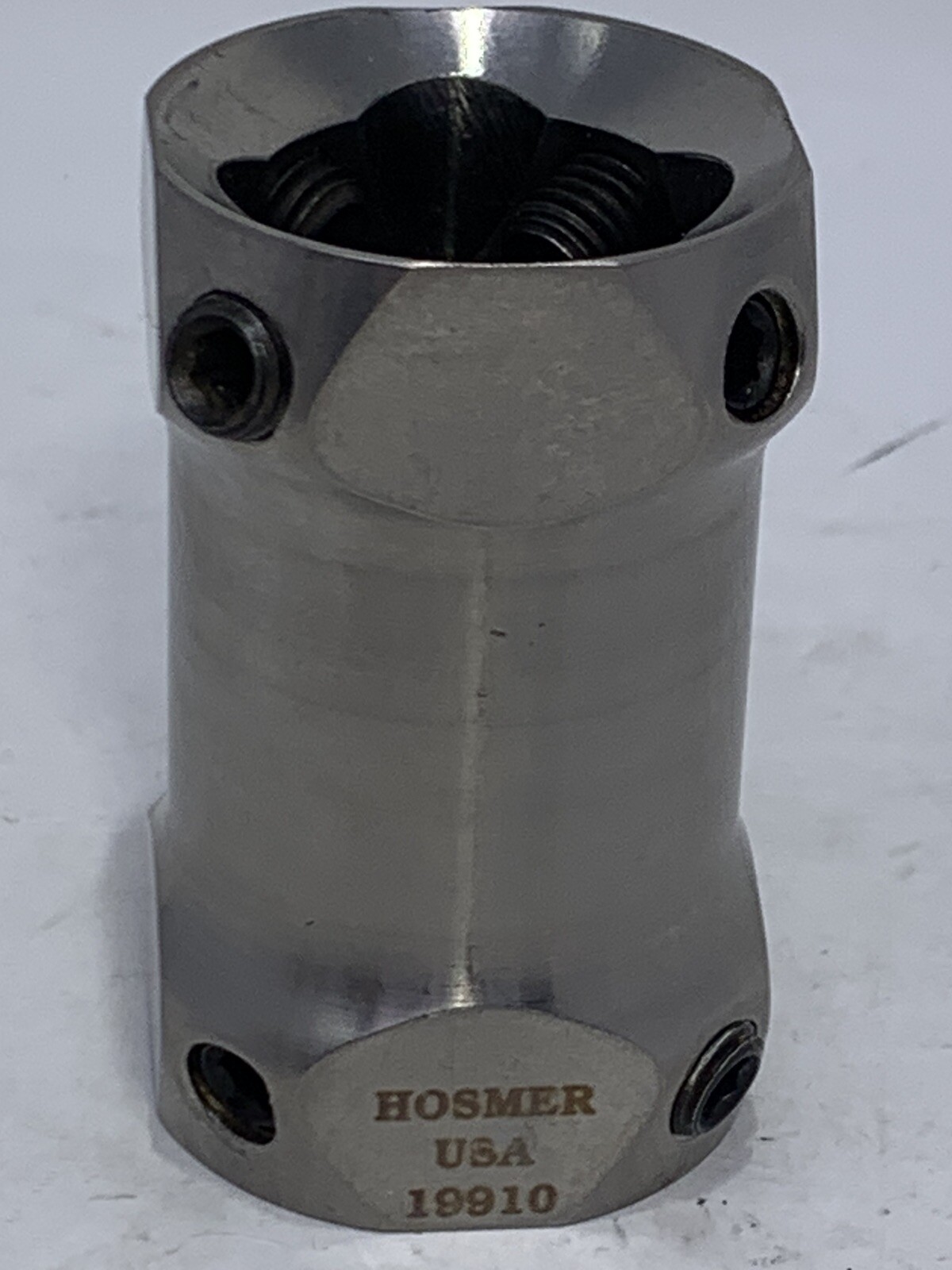 Hosmer prosthetic double end receiver adapter component part.