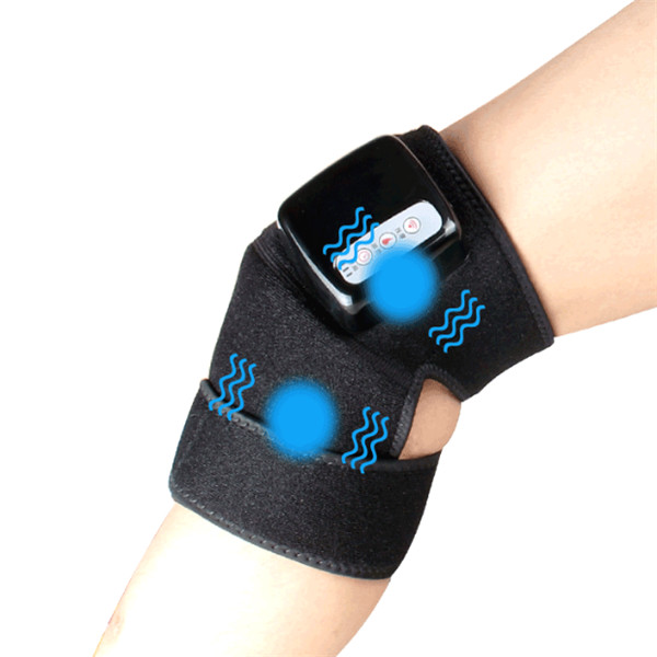 2pcs Black Electric Infrared Heating Knee Massager Wrap Elbow Joint Support US