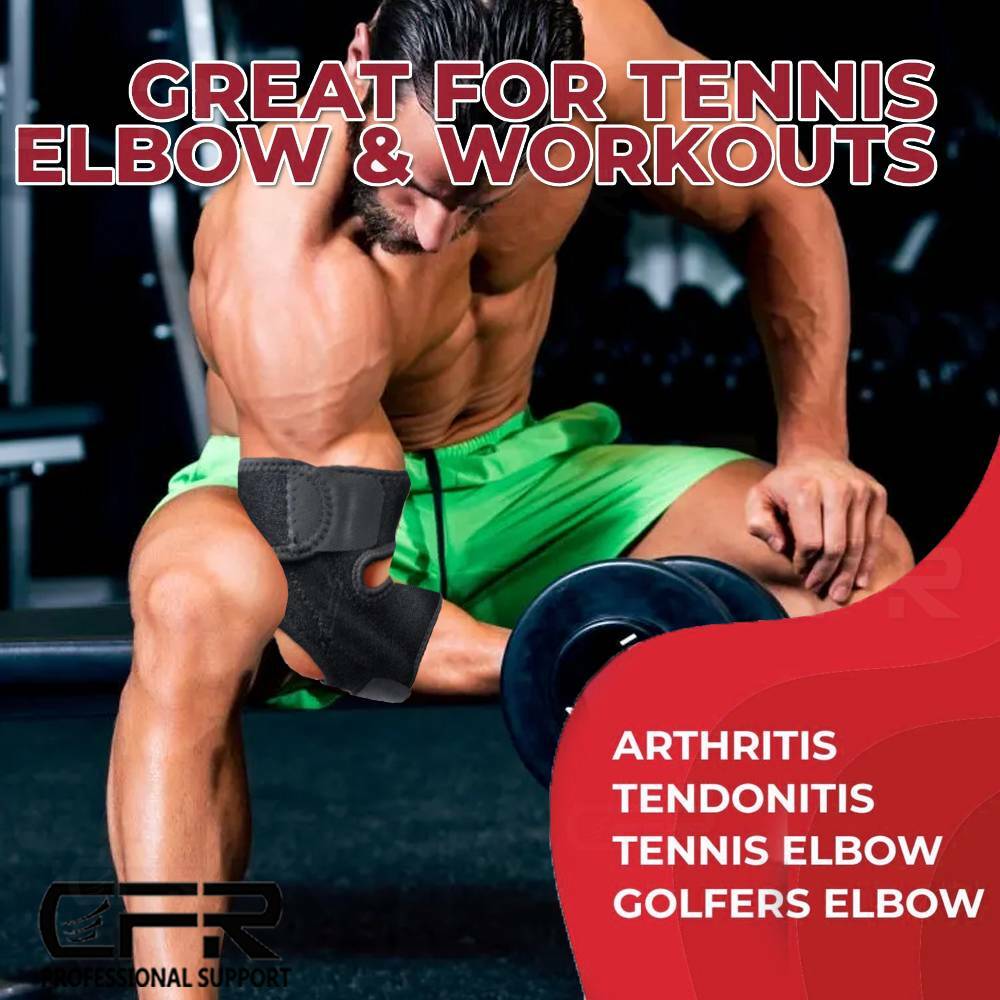Tennis Elbow Brace Support Arthritis Tendonitis Arm Joint Pain Strap Band Wrap