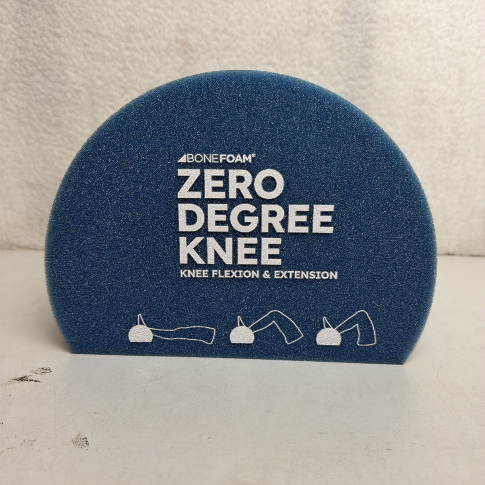 My Comfort MD BONE FOAM Zero Degree Knee Foam Pillow Knee Rehab Foam Wedge