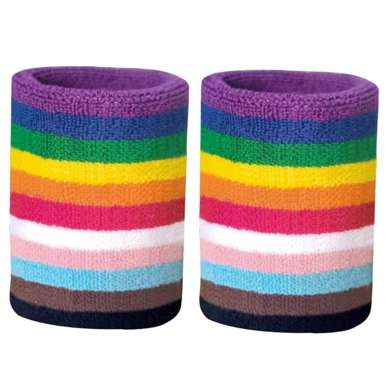 Moisture Control Exercise Wristbands Stylish Color Gym Running Equipment
