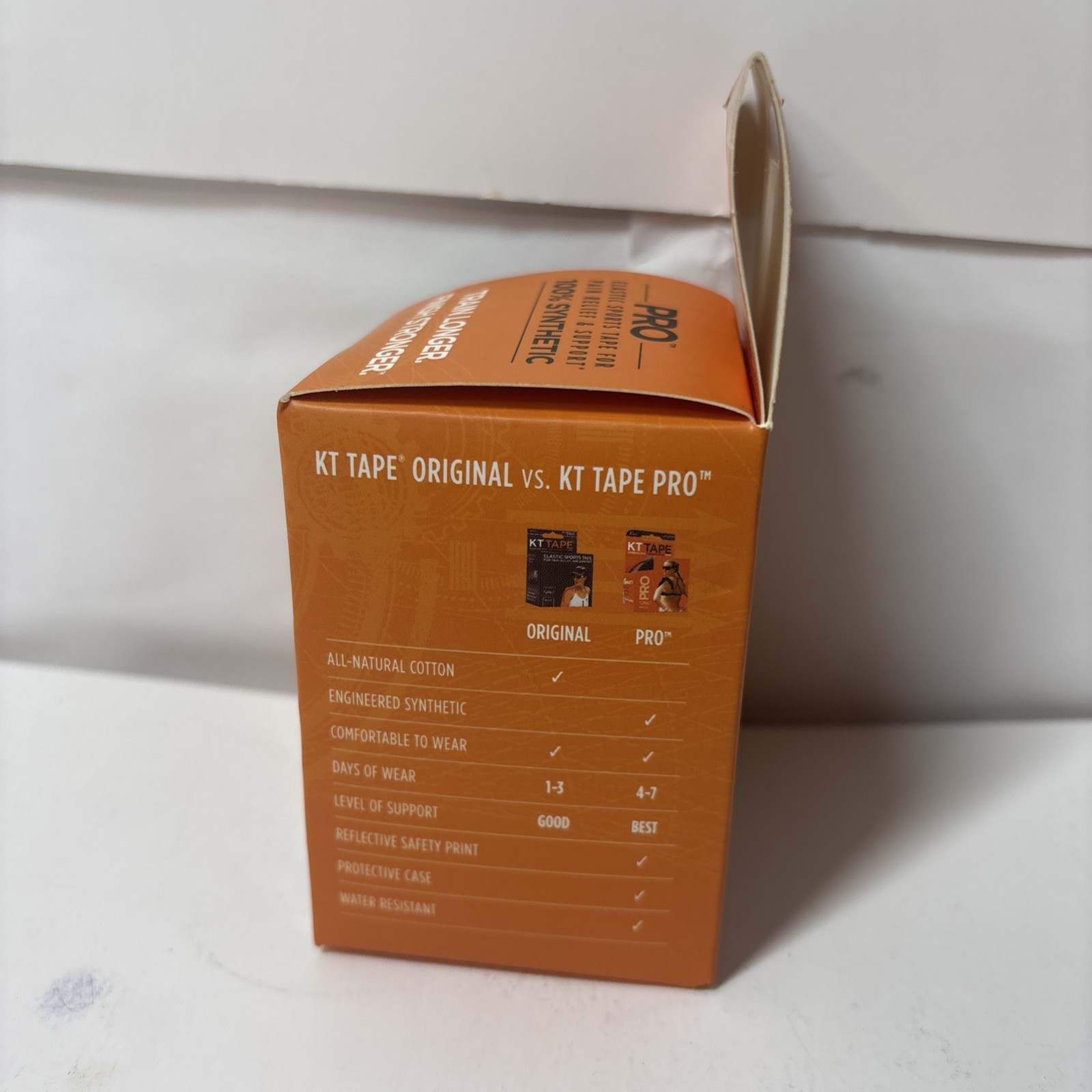 KT Tape Kinesiology Therapeutic Tape Pro 20 Pre-cut 10″ Strips Stealth Beige